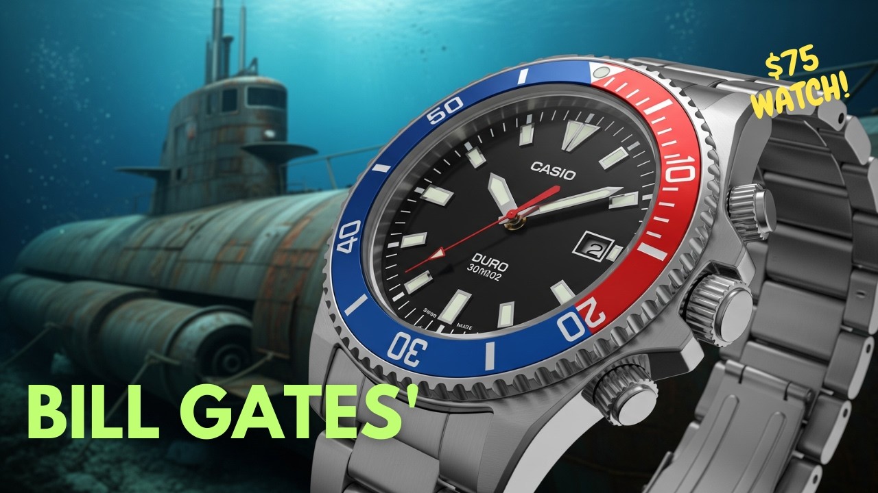 I Snagged Bill Gates’ Favorite Watch for $75! (Casio Duro Pepsi)