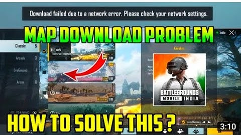 #BGMI #BGMI Map Download Problem | Download failed due to network error | How to solve