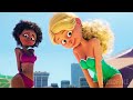 ミニオンズ、ビーチでキュートな女の子に出会う | 怪盗グルーのミニオン大脱走 | 映画シーン 🔥 4K
