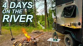 Remote River Camping in a DIY Camper Trailer by Drenalin Adventures 8,241 views 8 months ago 20 minutes