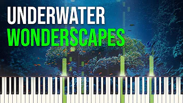 Frederic Bernard - Underwater Wonderscapes [Piano Tutorial] (Synthesia) (+ Sheet Music)