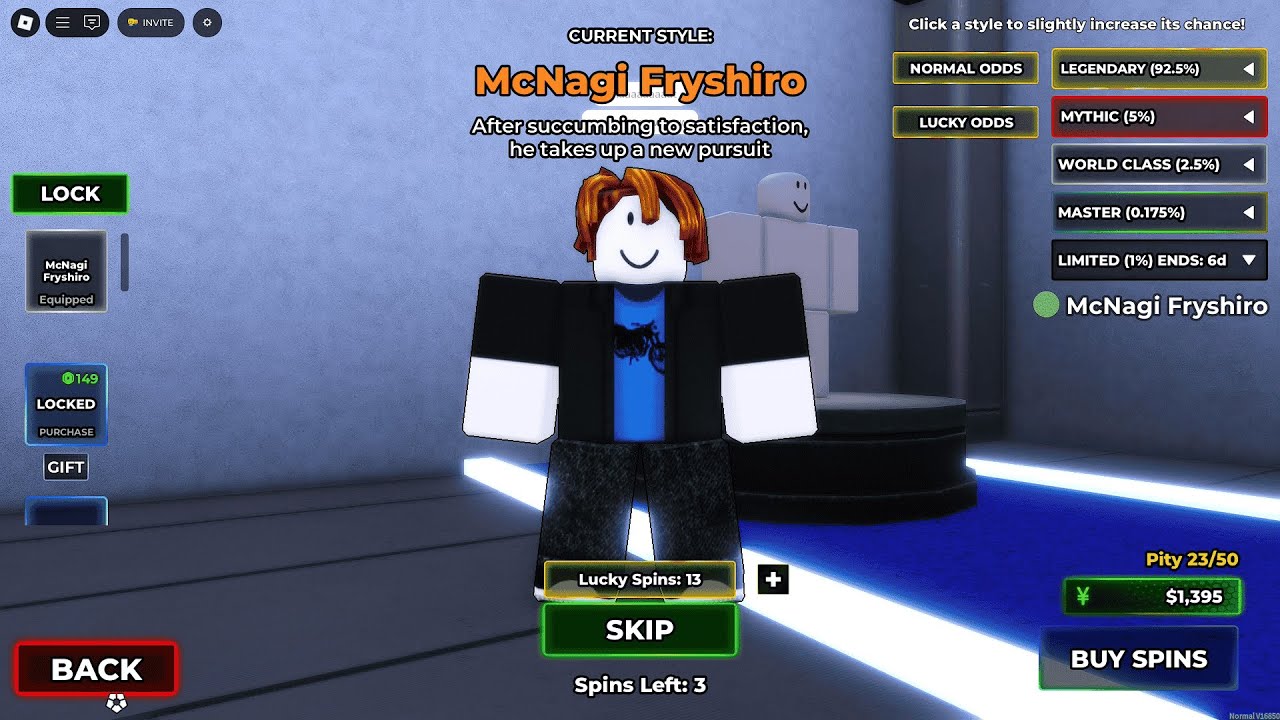 I Got Mc Nagi Fryshiro let's Goooo