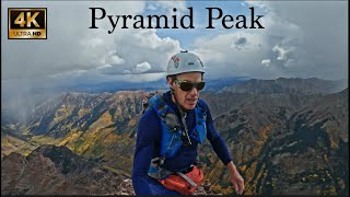 Pyramid Peak, North Ridge Direct! Aspen Colorado, Class 4 Summit Scramble [4K UHD Cinematic]