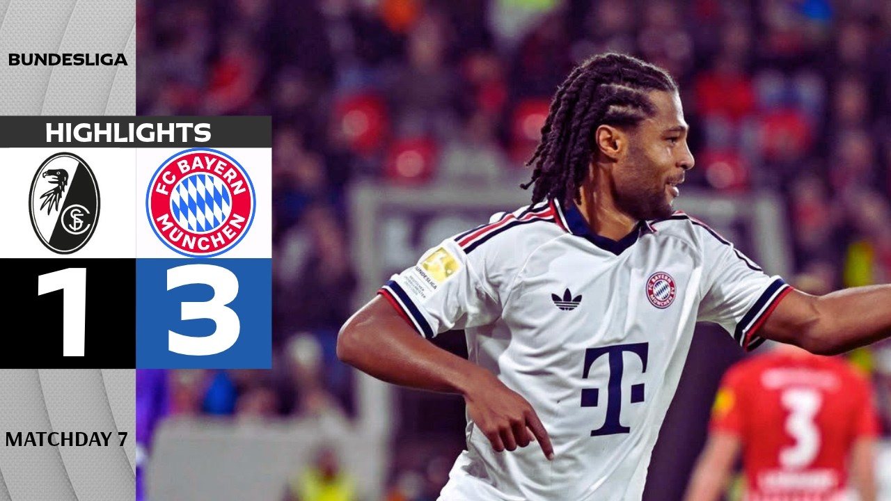 SC Freiburg - FC Bayern München | 1-3 | Highlights | Bundesliga 2026-27 | freiburg bayern