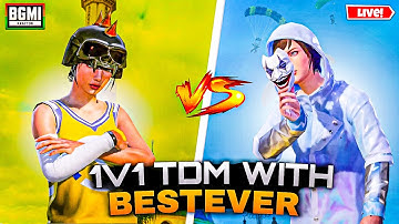 1V1 TDM STREAK MATCHES|| BGMI CUSTOM ROOM LIVE#besteverislive#1v1live#1v1TDMlive#bgmi