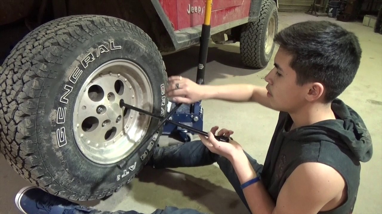 How to Change a Tire - YouTube