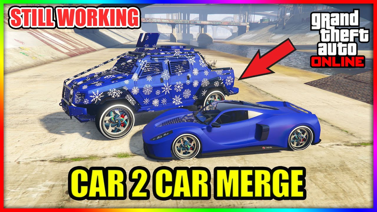🔥STILL WORKING🔥 GTA 5 FULL CAR 2 CAR MERGE GLITCH HOW TO MAKE MODDED