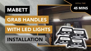 How to Install Grab Handles with Integrated LED Lights by Mabett - 2021+ Ford Bronco - 2 and 4 Door