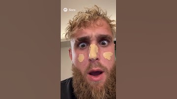 Jake Paul’s Makeup Fail 😂💄 #sora #soraai #sora2 #jakepaul