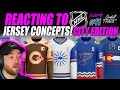 Reacting to NHL Jersey Concepts! City Edition!