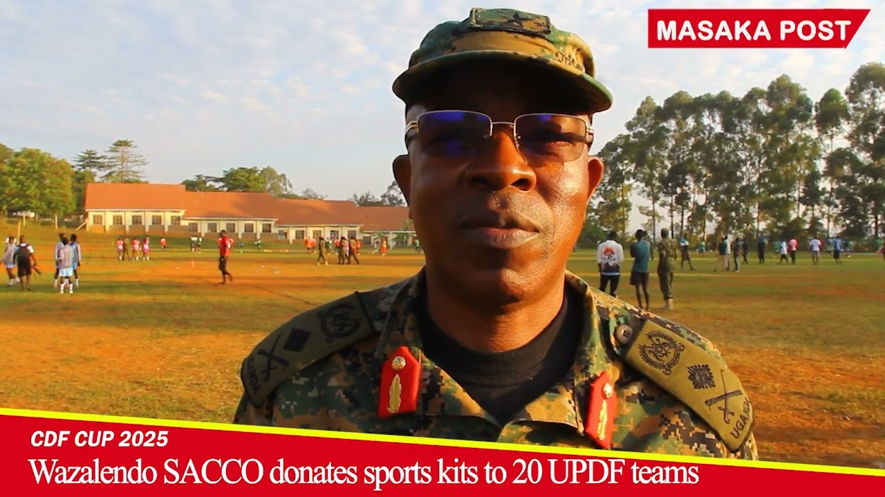 Wazalendo SACCO Donates Sports Kits to 20 UPDF Teams Participating in the 2025 CDF Cup