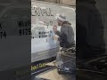 Replacing worn out vinyl with paint #handpainting