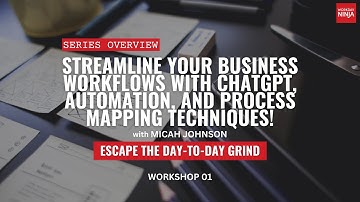 Streamline Your Business Workflows with ChatGPT, Automation, and Process Mapping Techniques!