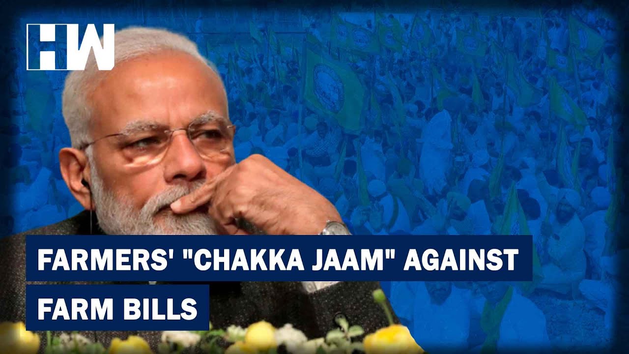 Bharat Bandh: Highways Blocked and Trains Stopped As Massive Protest By Farmers Hits Punjab, Haryana