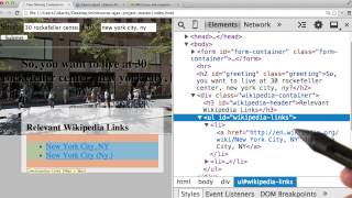 Wikipedia API - Intro to AJAX