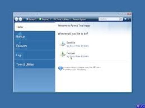 Acronis كيفية استرجاع نظام التشغيل من نسخة احتياطية باستخدام برنامج