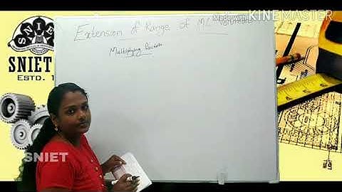 Extension Of Range Of MC Volt Meter l SNIET Pvt ITI