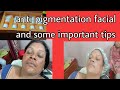 Anti pigmentation facial remove dark spot and bilmish skin