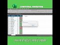 Excel Magic: Highlight Pass/Fail with Conditional Formatting (Hindi) #datacleaning #excelshortcuts