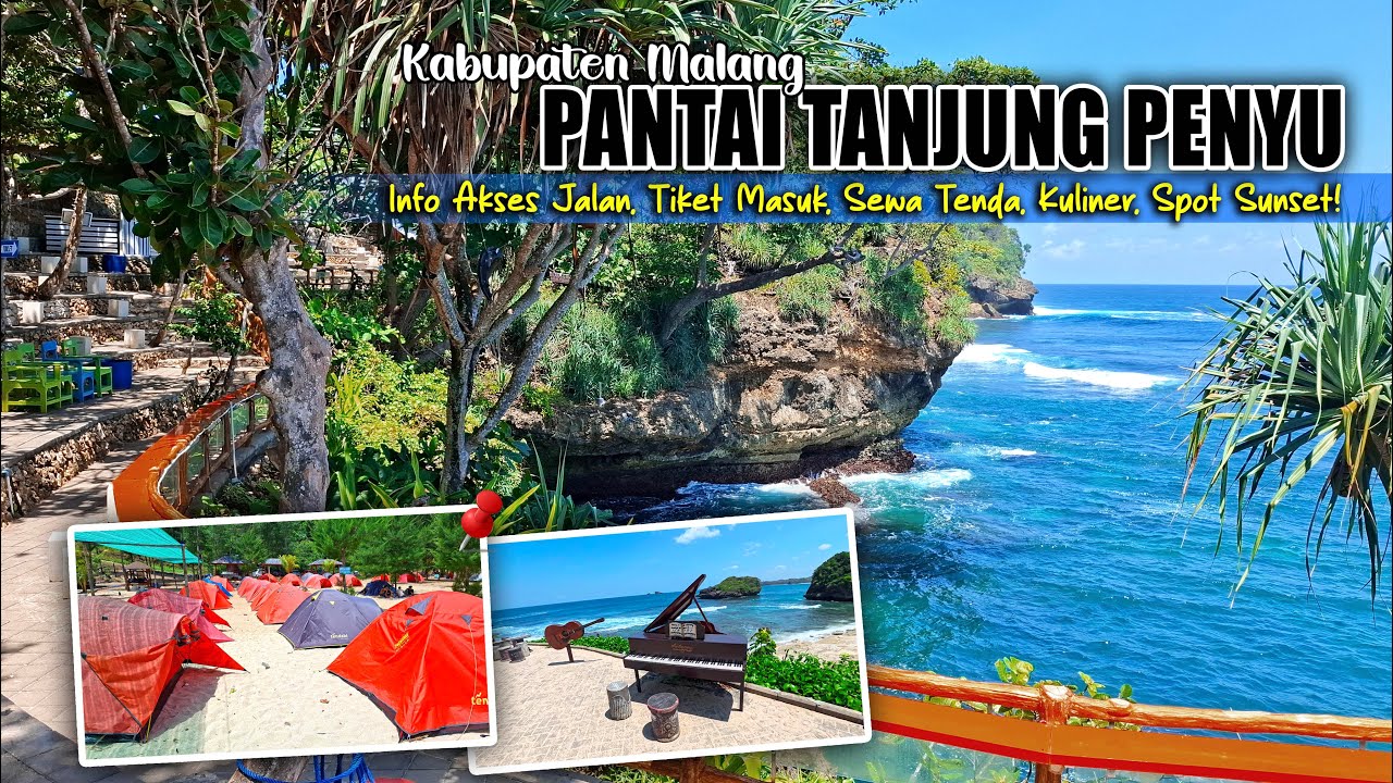 FULL EXPLORE❗ PANTAI TANJUNG PENYU MALANG || BISA KE PANTAI WATU LETER GRATISAN LEWAT SPOT INI❗