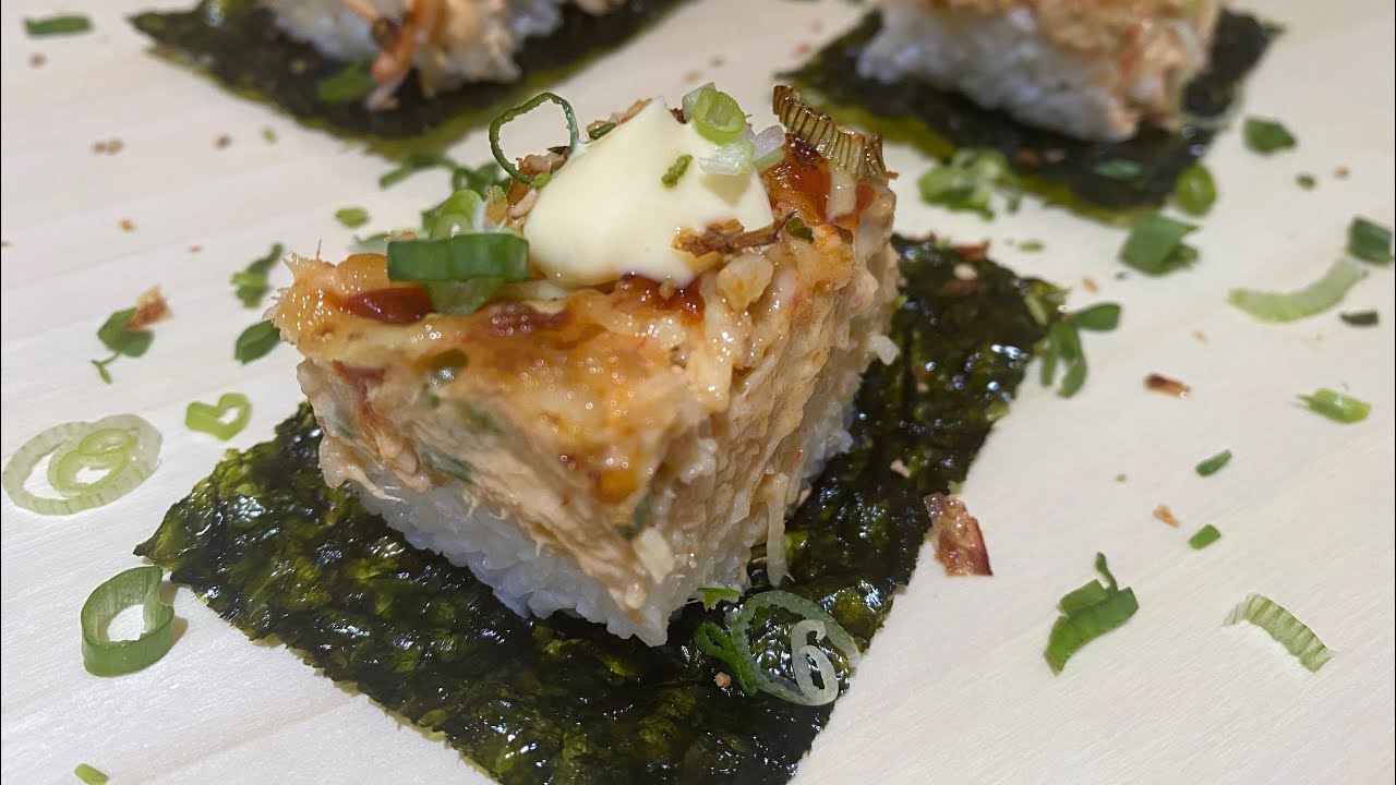 Easy Baked Sushi with Canned Tuna YouTube