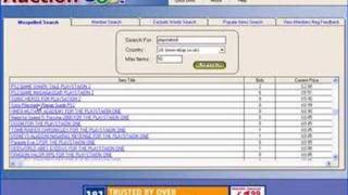 Auction SOS eBay Desktop Software Preview Video