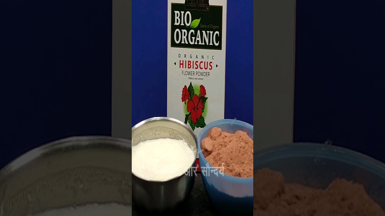 I Apply Hibiscus Powder and Dahi pack for long, thick and shiny hair 