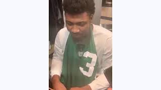 Marcus Smart Message to Patrick Beverley "Your'e not on my level", Beverly Thats funny