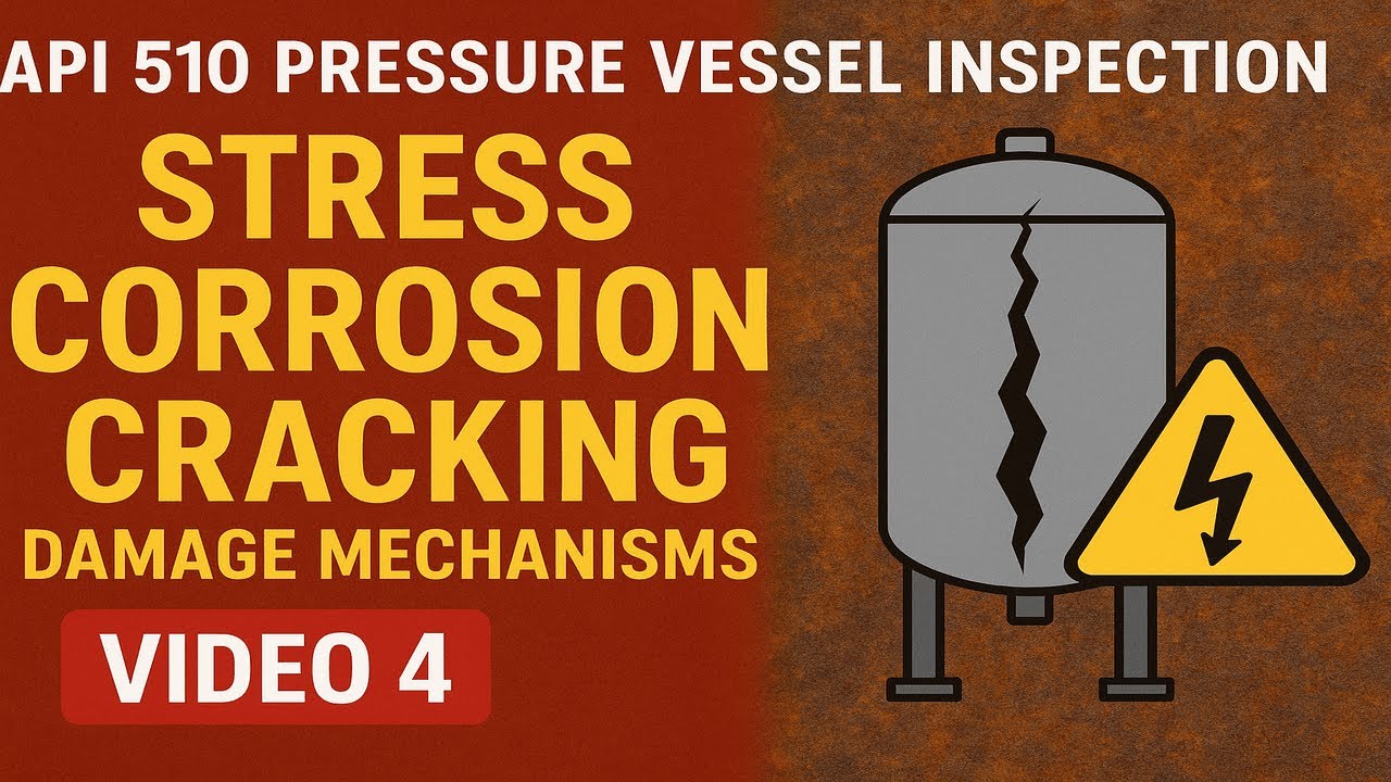 API 510 Pressure Vessel Inspection | Stress Corrosion Cracking SCC Damage Mechanisms – Video 4