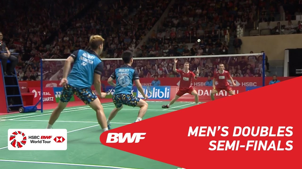 動画 マルクス フェルナルディ ギデオン ケビン サンジャヤ スカムルジョ Vs キム アストルプ アンダース スカールプ ラスムセン インドネシアマスターズ19 バドナビ