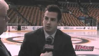 UMass Hockey Interview With Danny Hobbs At Hockey East Media Day