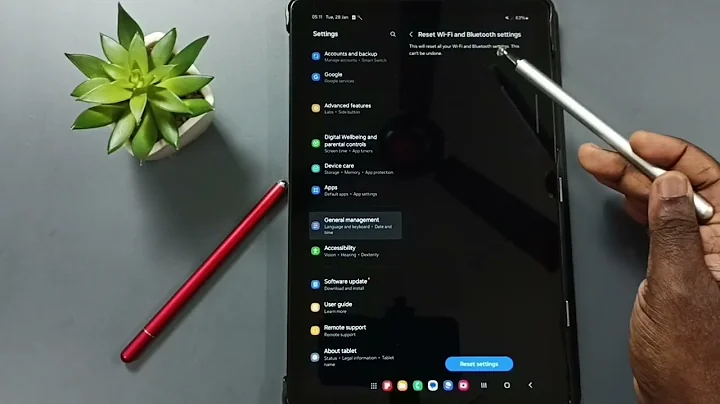 SAMSUNG Galaxy Tab A9+ 5G | How to RESET WiFi Settings & Fix All WiFi Problems