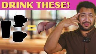 These 3 Drink Remove Fat From Your Liver + Accelerate Fat Loss #fattyliver