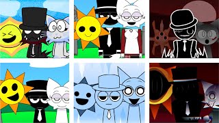 Incredibox - Sprunki But Mr.sun X Black X Wenda In All Different Mods