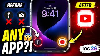 Add ANY App to iPhone Lock Screen (Replace Camera & Flashlight!)