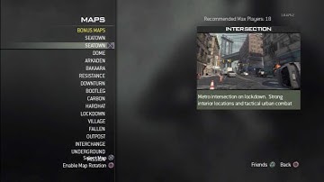 MW3 Weird Intersection Map Glitch On PS3 !