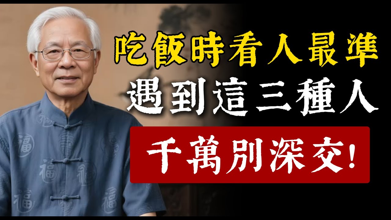 人品好不好，一起吃飯就知道！飯桌上的這幾種人，千萬別深交！