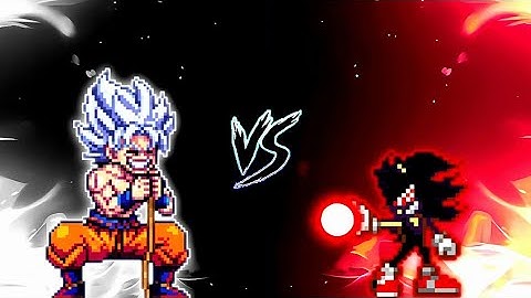 Goku MUI V3 OP (Bog) VS Sonic Dark Fleetway V2 OP in Jump Force Mugen