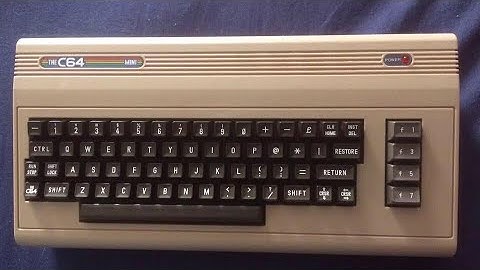 The C64 Mini how to load in games
