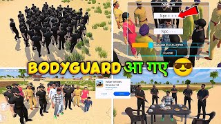 💥How to get NEW BODYGUARD and UNLIMITED NPCs? When is the INDIAN VEHICLES SIMULATOR 3D GAME NEW U... screenshot 5