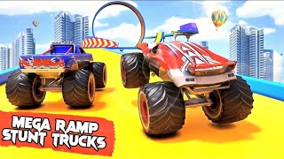 Top Monster Truck Extreme Stunts- Car Racing Game 2021 । Android Gameplay। Racing car games। Mr. Mas screenshot 3