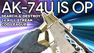 The AK-74U in Call of Duty is OVERPOWERED - 14 Kill Streak in CDL Search and Destroy!