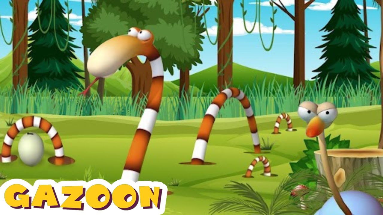 Parque Infantil | Gazoon Brasil | Livro da Selva | Desenhos Animados Engraçados Para Crianças