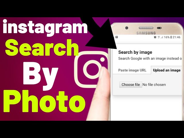 Can I search a person by photo on Instagram?