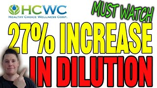 🚨 Healthier Choices Wellness 10Q Overview: 27% INCREASE in Dilution  ⚠️ HCWC Stock Analysis