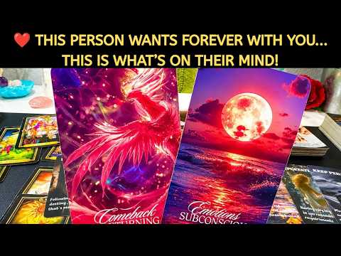 ❤️💍 This Person WANTS FOREVER WITH YOU.... Here's What's ON THEIR MIND!