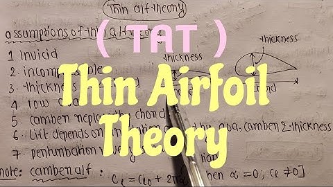 Thin Airfoil Theory [TAT] l Aerodynamics 