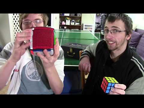 MoYu 15x15 vs 3x3 race against my brother André!