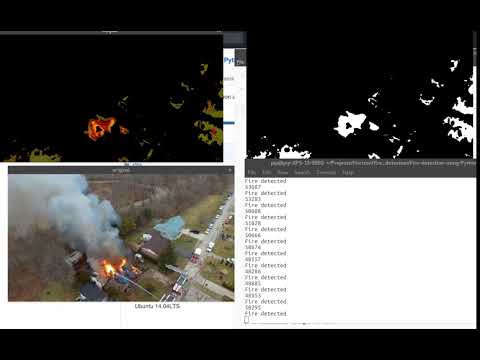 Fire detection with python