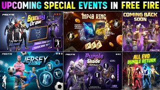 ALL BUNNY BUNDLE RETURN CONFIRM DATE 🤯🔥| POKER MP40 RETURN | FREE FIRE NEW EVENT | FF NEW EVENT 